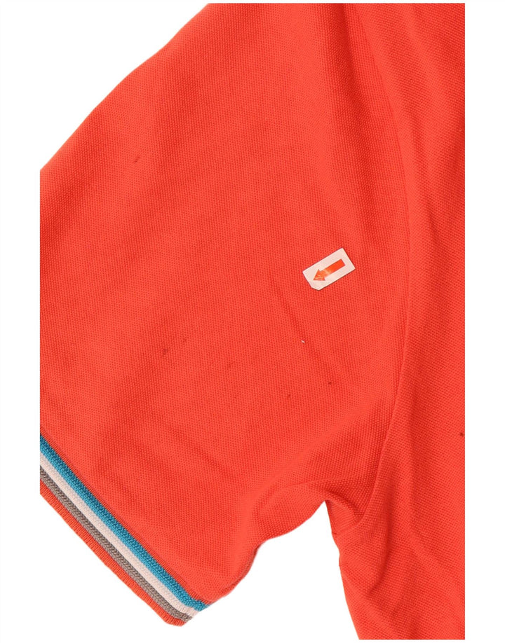 Tricou polo Sundek pentru bărbați 2XL bumbac portocaliu
