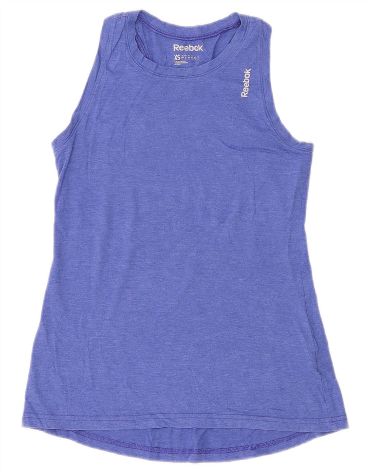 Vestă pentru femei REEBOK UK 8 Small Blue Poliester
