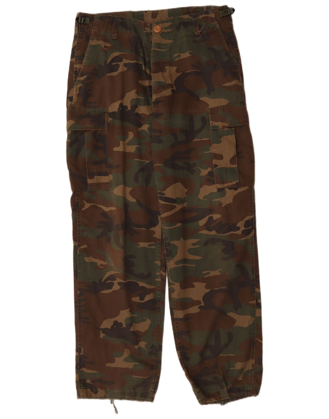 Pantaloni cargo drepti pentru bărbați VINTAGE L36 L31 Camuflaj kaki