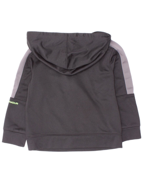 Pulover cu glugă cu grafic Under Armour pentru bebeluși 18-24 luni, negru, bloc de culoare