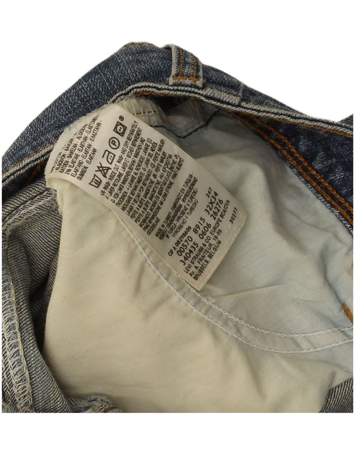 Blugi Levi's 570 drepte pentru femei W32 L31 bumbac albastru