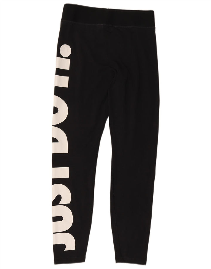 Leggings grafic Nike pentru femei UK 12 Poliester mediu negru