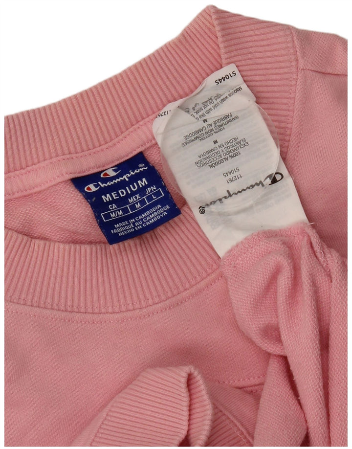 Pulover crop pentru femei Champion UK 14 Roz mediu Colorblock
