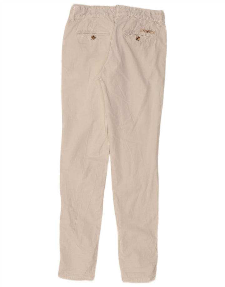 Pantaloni chino slim pentru femei Tommy Hilfiger W27 L32 alb