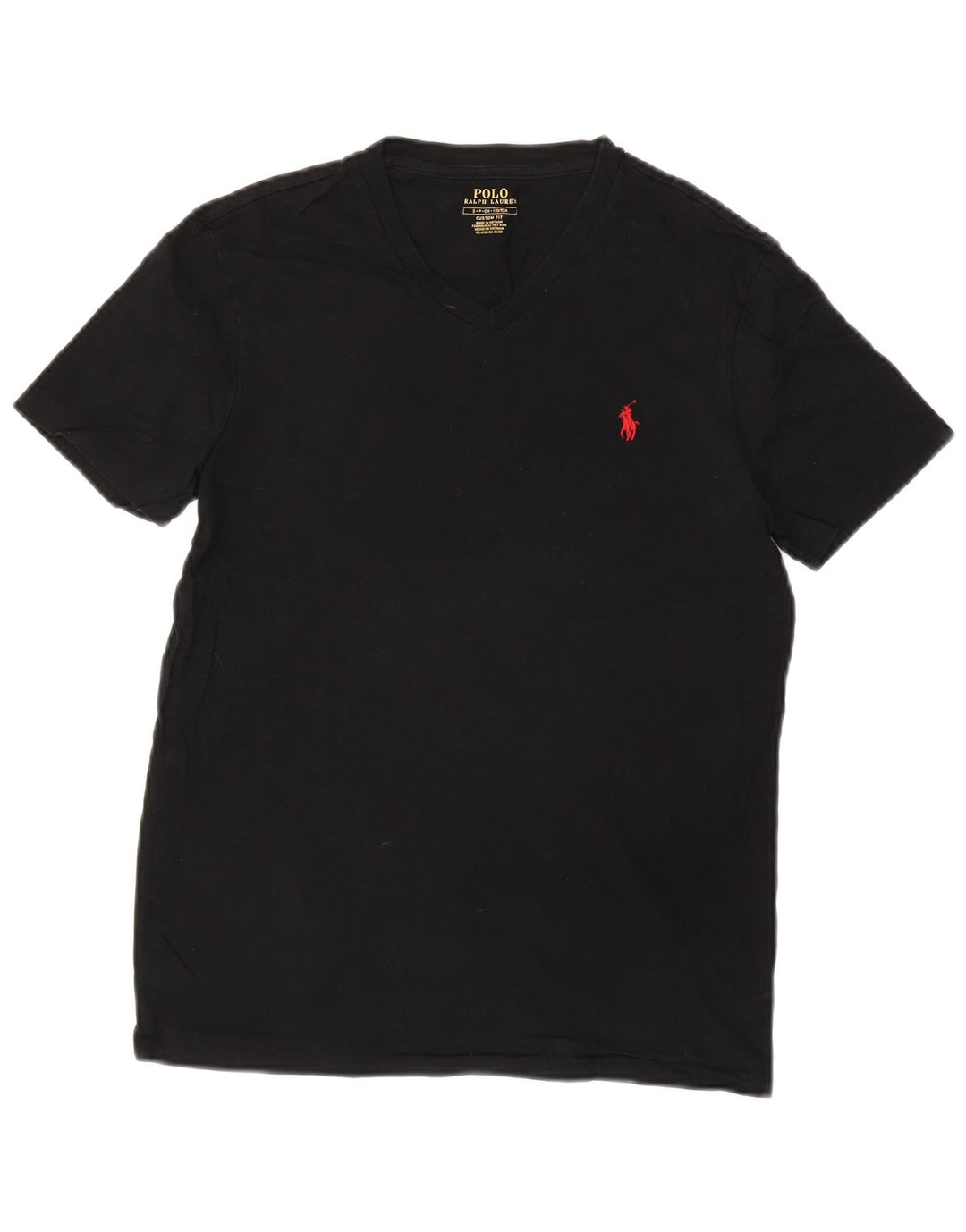 POLO RALPH LAUREN Tricou personalizat pentru bărbați Top mic bumbac negru
