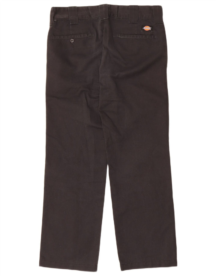 Pantaloni chino slim drepti pentru bărbați Dickies L30 L30 Poliester negru