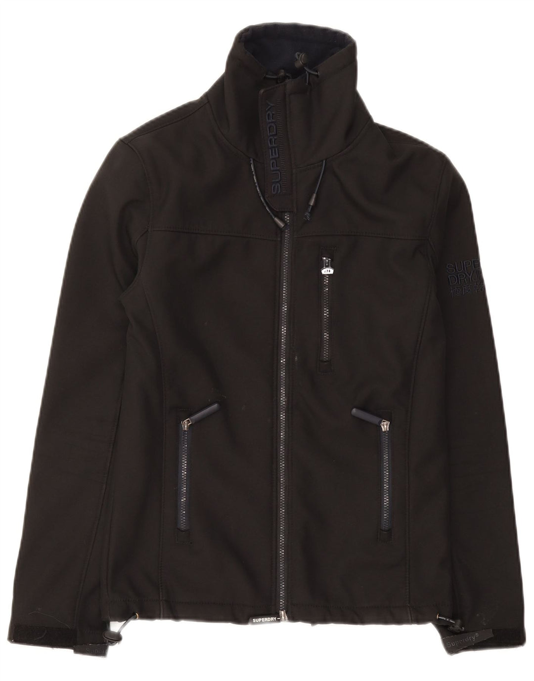 Jachetă Windtrekker Windbreaker pentru bărbați Superdry UK 34 XS Poliester negru