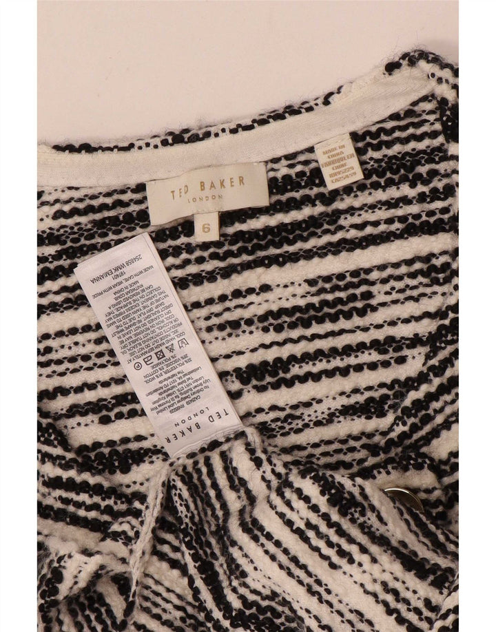 Jachetă pentru femei Ted Baker, cu două pieptări, mărimea 6 2XL cu dungi negre