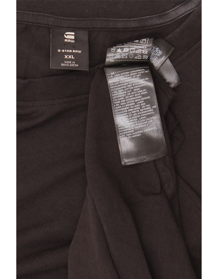 Tricou Bărbați G-STAR Top 2XL Bumbac Negru