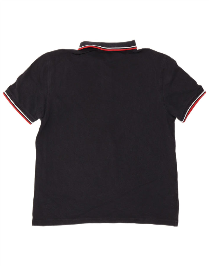 Cămașă polo Fred Perry pentru bărbați din bumbac cu dungi, albastru bleumarin