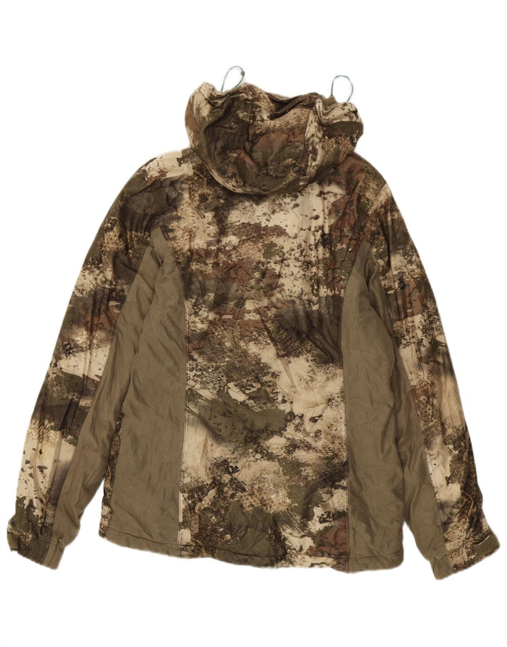 CABELA'S Jachetă de vânt supradimensionată pentru femei UK 6 XS Camuflaj kaki