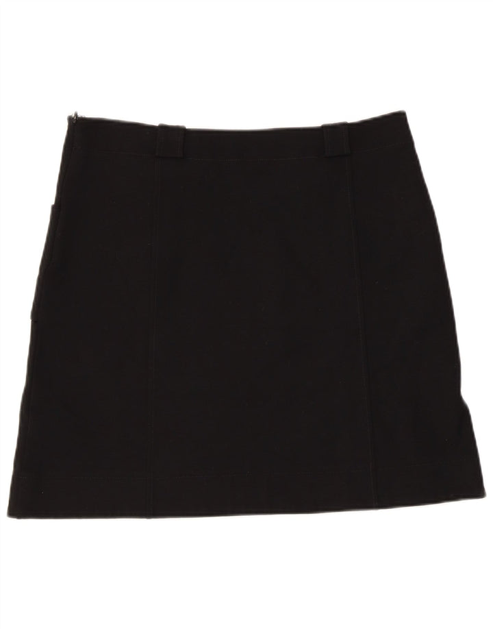 Fusta mini pentru femei Marella UK 10 Small W34 Viscoza neagra