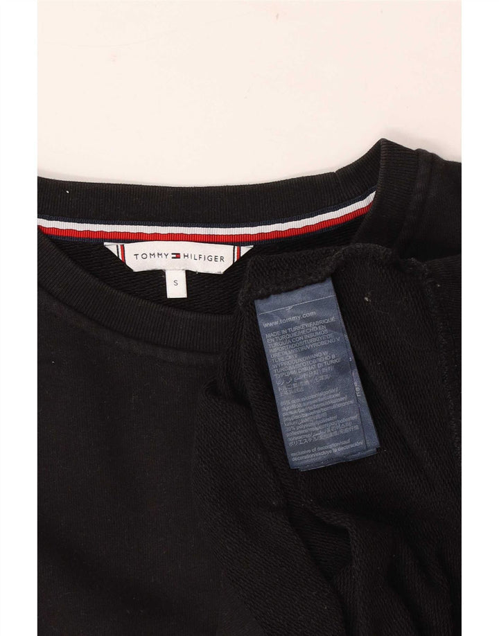 Hanorac pentru bărbați Tommy Hilfiger Pulover mic, negru, bumbac