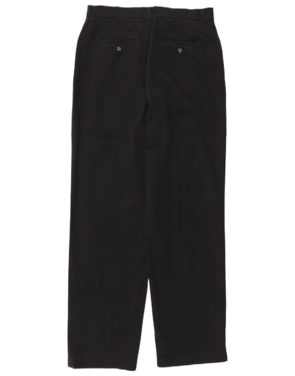 Pantaloni casual drepti pentru femei Lee US 8 Medium W30 L30 Bumbac negru