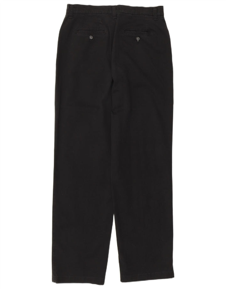 Pantaloni casual drepti pentru femei Lee US 8 Medium W30 L30 Bumbac negru