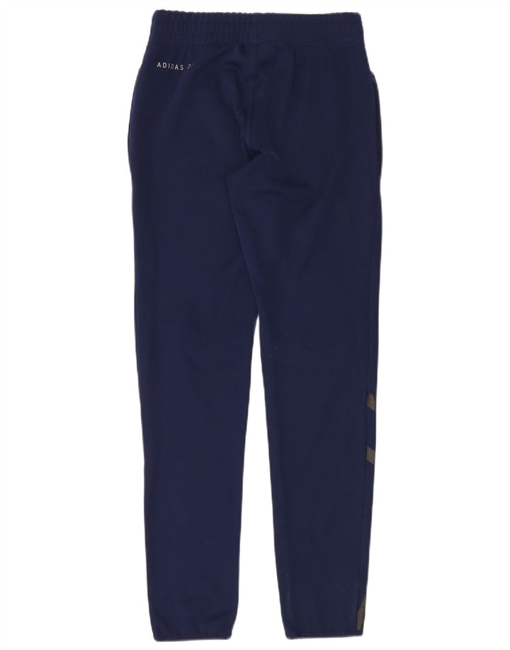 Pantaloni de trening cu grafic pentru bărbați Adidas, poliester, albastru mic