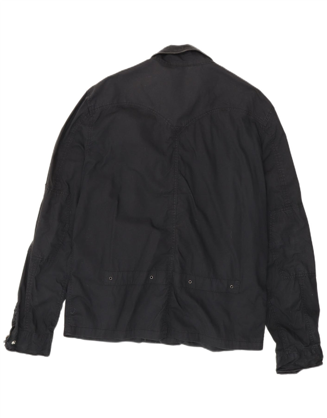 Jachetă militară cu grafică pentru bărbați LEVI'S UK 42 XL bumbac negru