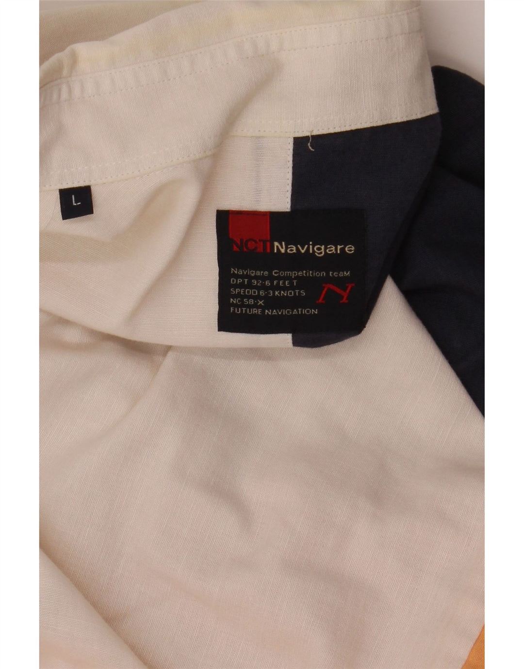 Cămașă cu mânecă scurtă pentru bărbați Navigare, mare portocaliu