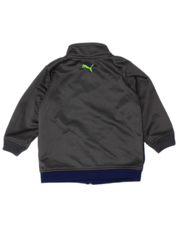 Jachetă de top pentru trening cu grafic Puma Baby Boys 6-9 luni, gri Colorblock