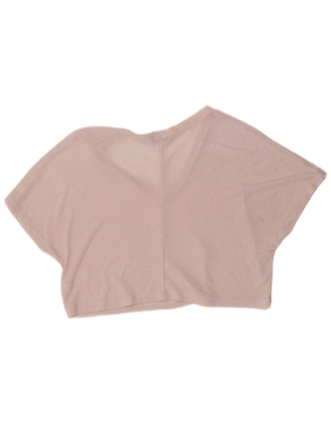 Bluză supradimensionată Crop pentru femei Zara UK 10 Poliester roz mic