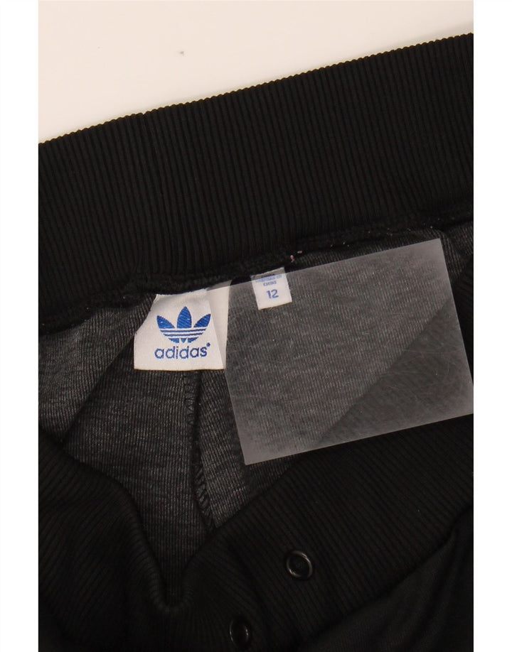 Pantaloni de trening Adidas pentru femei Joggeri UK 12 Poliester mediu negru