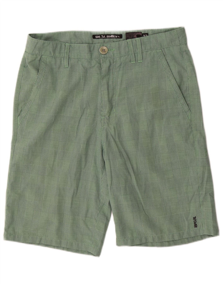Pantaloni scurți pentru bărbați Rip Curl Cargo W32 Medium Green Check Poliester