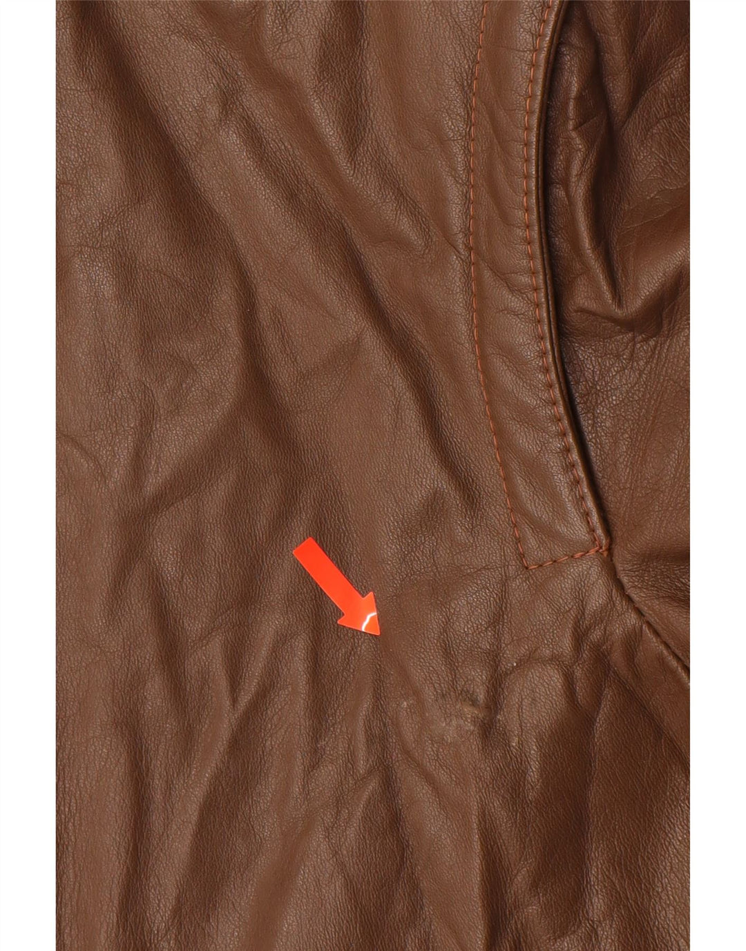 Jachetă de piele pentru bărbați VINTAGE IT 52 XL maro