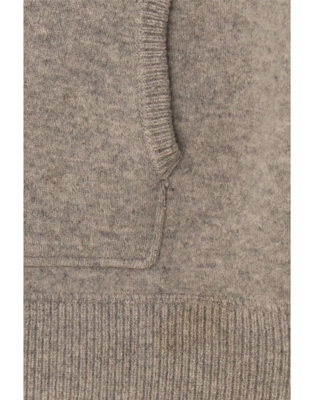 Pulover cardigan cu glugă Zara pentru femei UK 14 Lână gri mediu