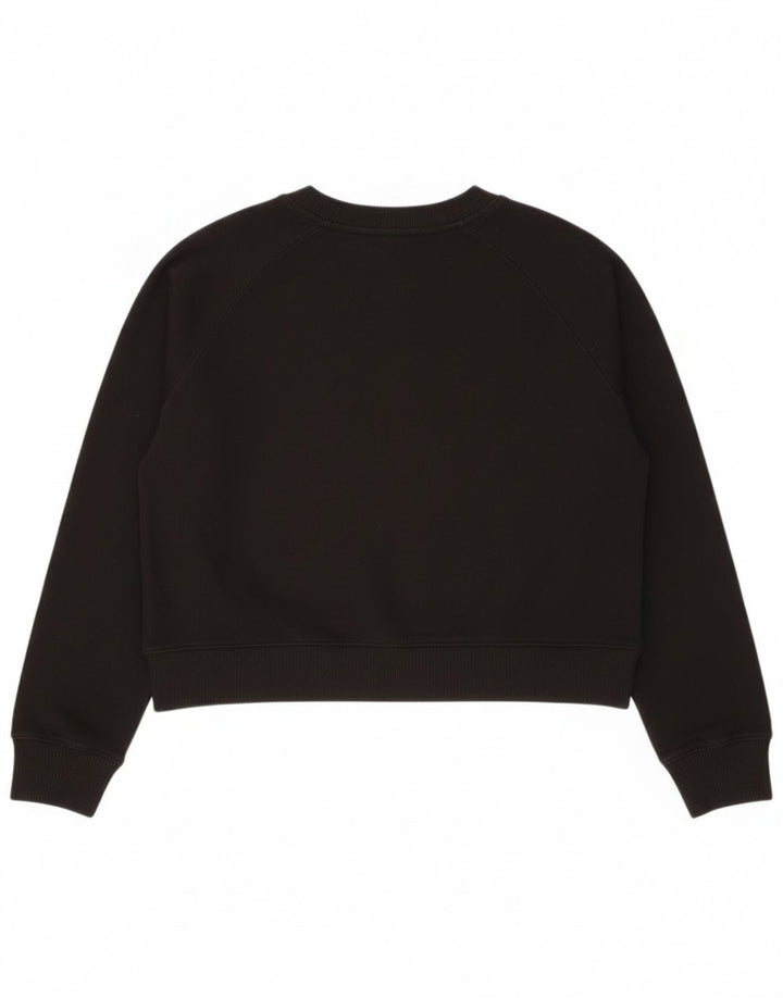 Pulover pentru femei Champion Crop Graphic Pulover UK 14 Medium Negru