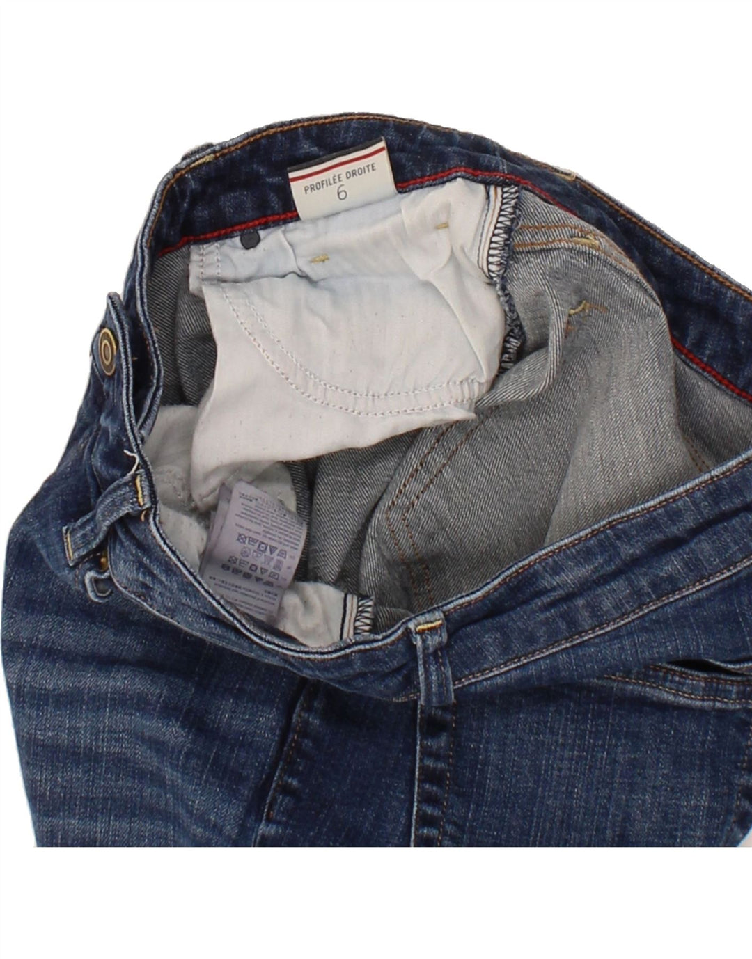 TOMMY HILFIGER Womens Slim Jeans US 6 Medium W25 L31 Blue Cotton Vintage Tommy Hilfiger and Second-Hand Tommy Hilfiger from Messina Hembry 