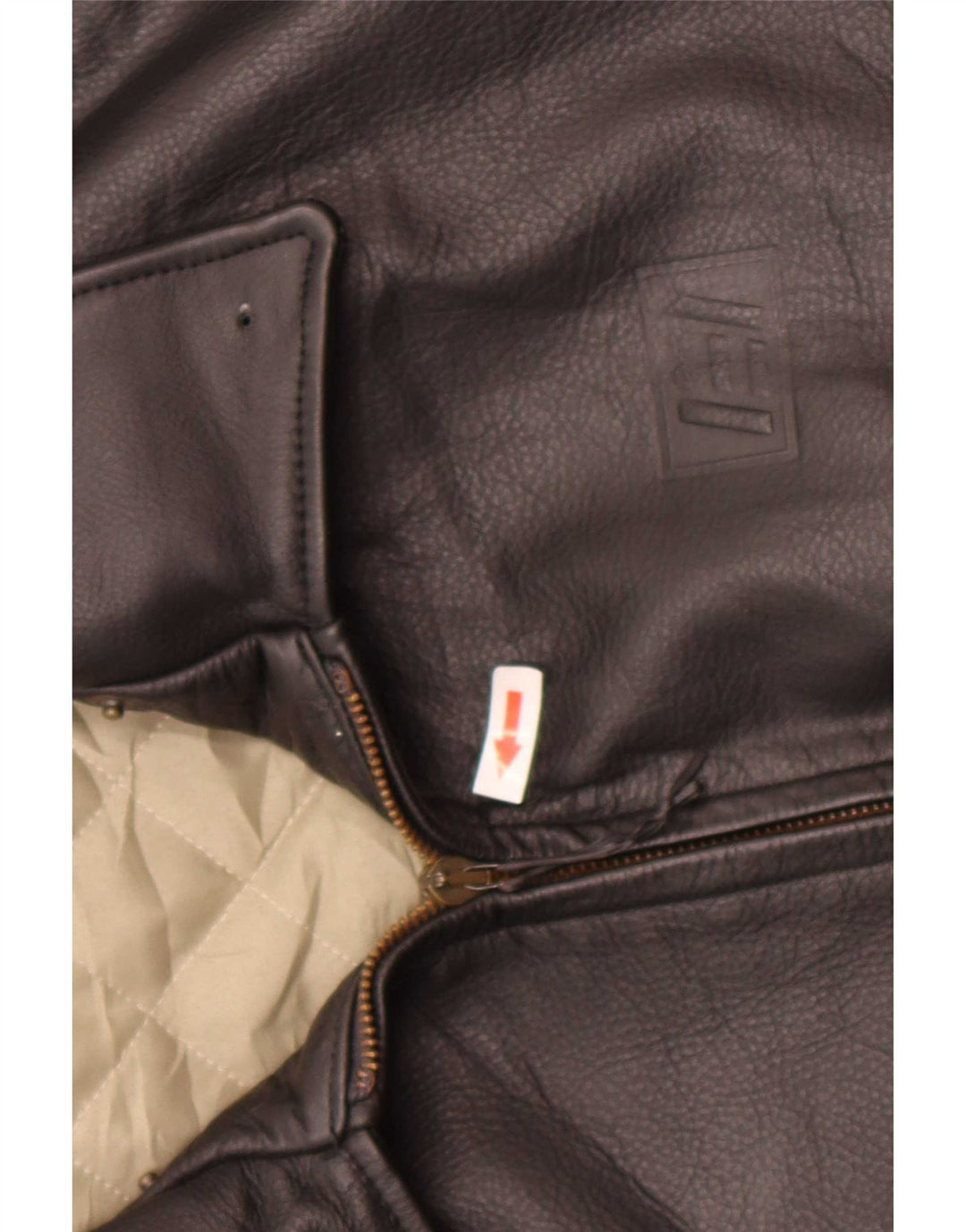 Jachetă de aviator din piele pentru bărbați Esercito IT 48 Medium Black