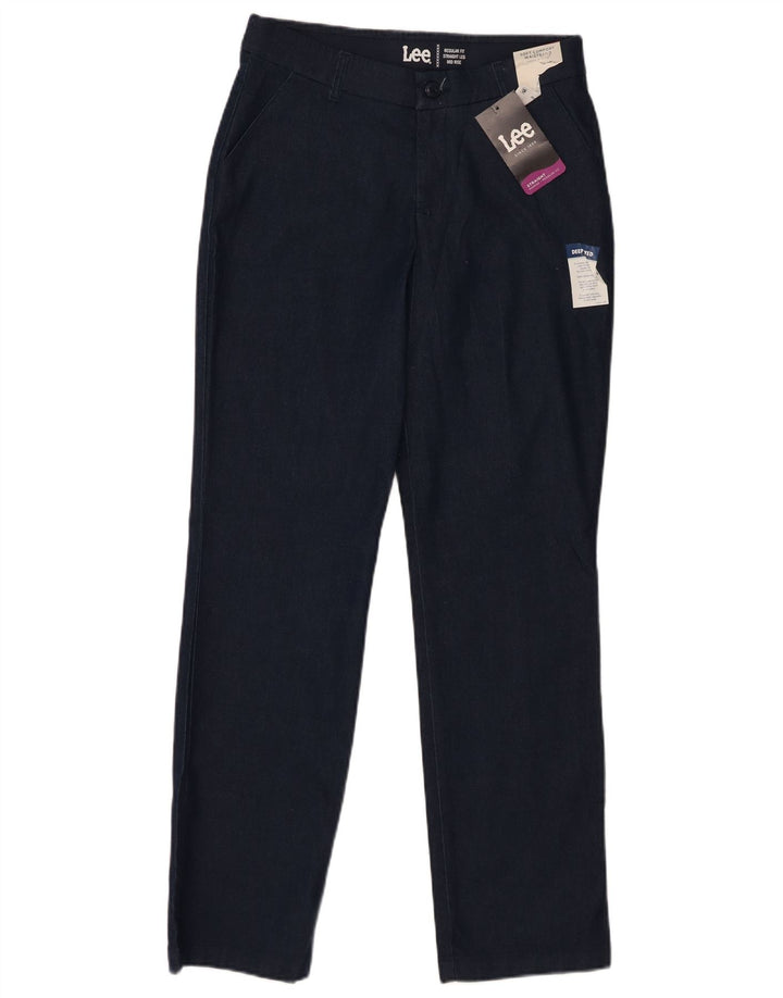 Pantaloni chino LEE pentru femei cu talie medie US 6 Medium W28 L30 Bleumarin