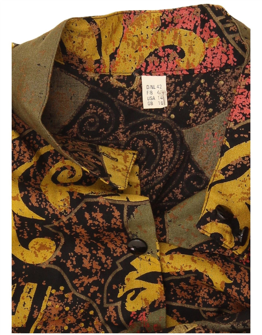 Rochie maxi vintage pentru femei UK 16 mare, multicolor, cachetele