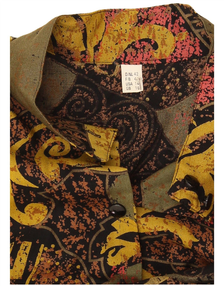 Rochie maxi vintage pentru femei UK 16 mare, multicolor, cachetele