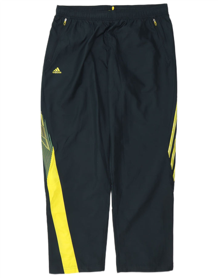 Pantaloni de trening Climalite ADIDAS pentru bărbați, mari, bleumarin, color block