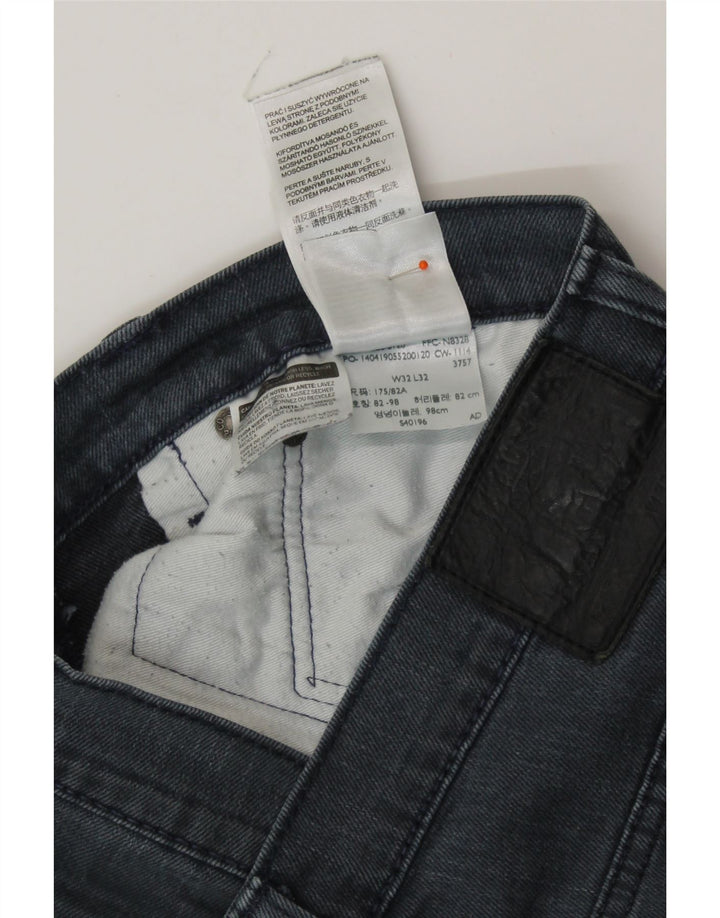Blugi slim pentru bărbați LEVI'S W32 L27 bumbac gri