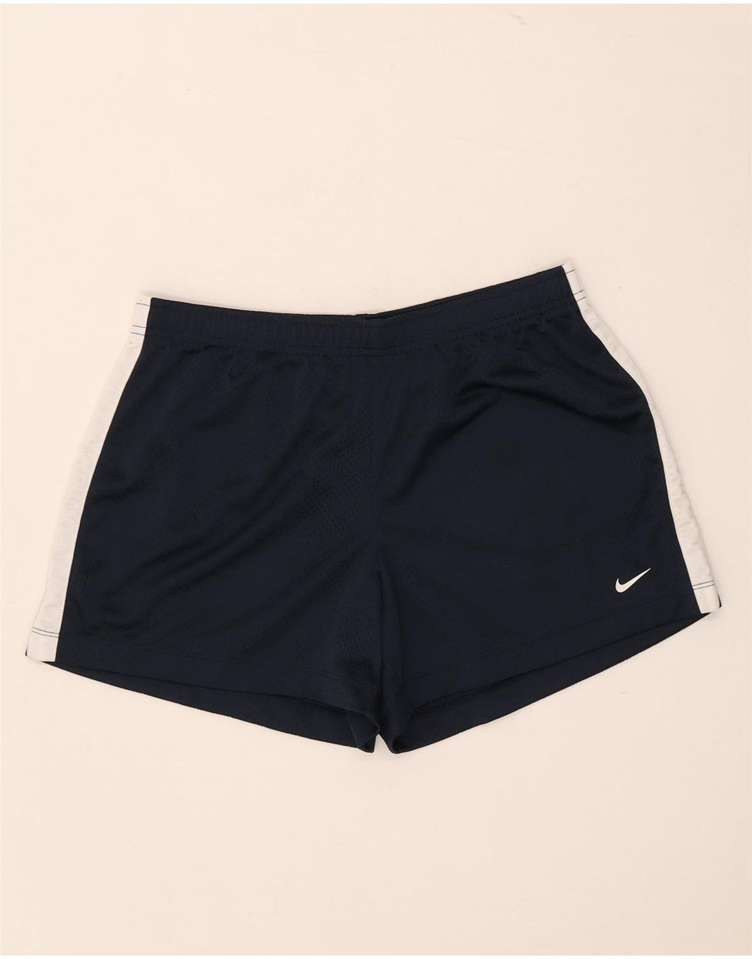 Pantaloni scurți sport Nike pentru femei US 12/14, mari, bleumarin, poliester color bloc