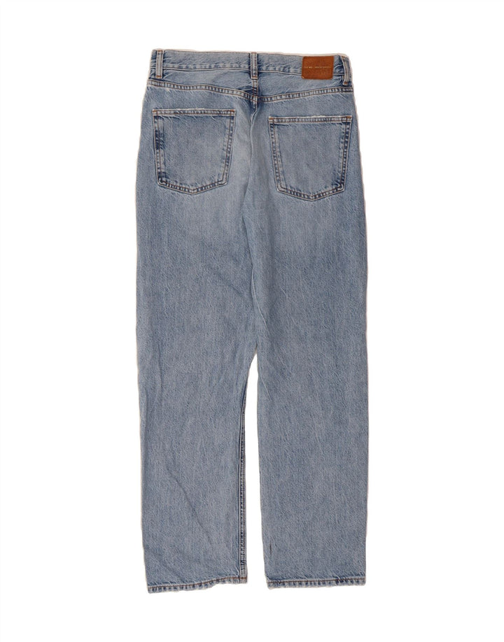 ZARA Womens Distressed Wide Leg Jeans EU 36 Small W30 L29 Blue Vintage Zara and Second-Hand Zara from Messina Hembry 