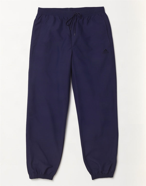 Pantaloni de trening pentru bărbați Adidas Pantaloni de jogging mari, bleumarin, poliester
