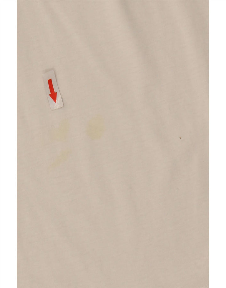 Tricou grafic pentru bărbați Wrangler Top Medium White Bumbac