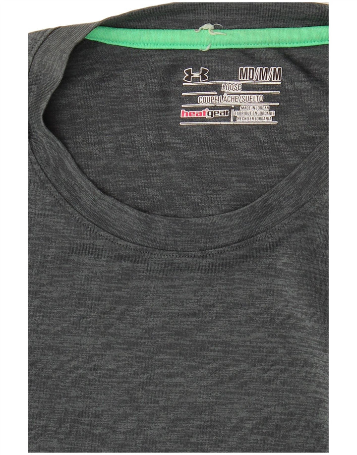 Tricou pentru bărbați UNDER ARMOUR Heat Gear Top Medium Gri Flecked