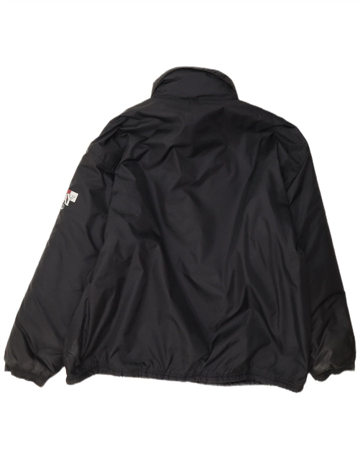 Jachetă Anorak Căptușită Vintage pentru bărbați UK 42 XL Negru