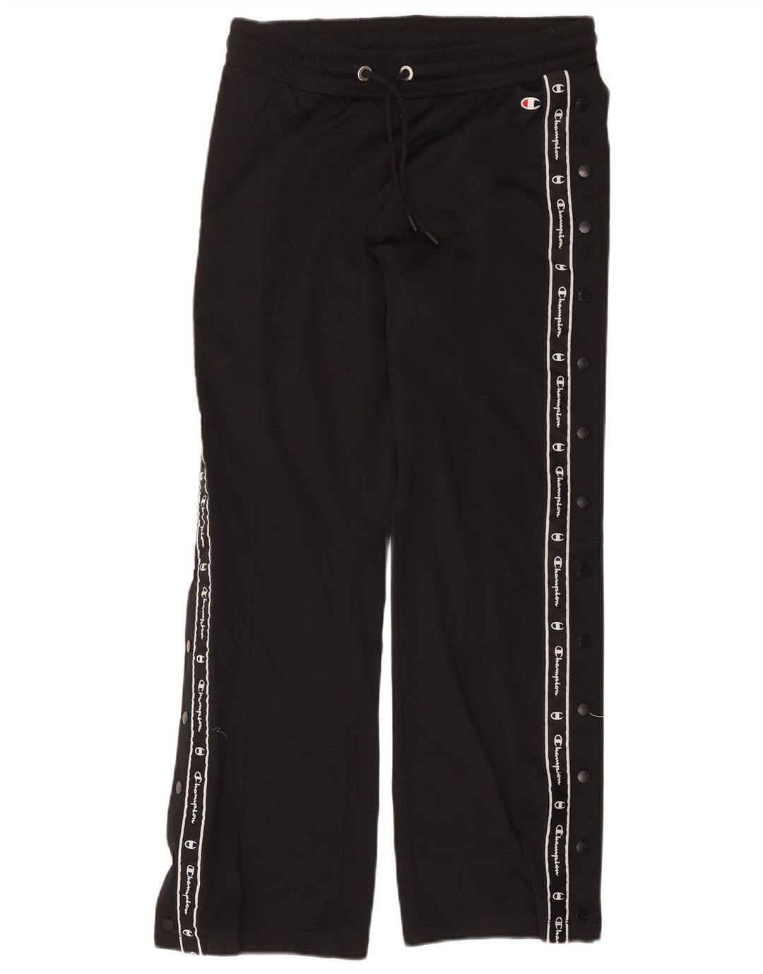 Pantaloni de trening cu grafic pentru femei Champion UK 14 Poliester mediu negru