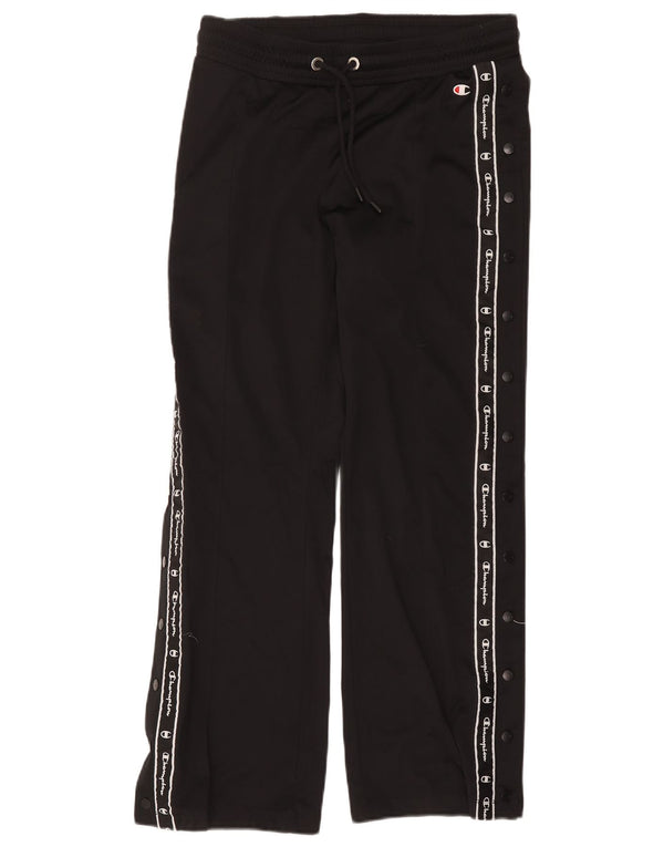 Pantaloni de trening cu grafic pentru femei Champion UK 14 Poliester mediu negru