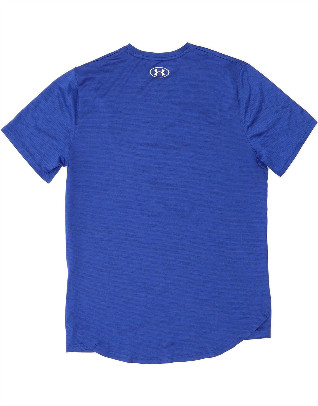 UNDER ARMOUR Mens Graphic T-Shirt Top Medium Blue Polyester Vintage Under Armour and Second-Hand Under Armour from Messina Hembry 