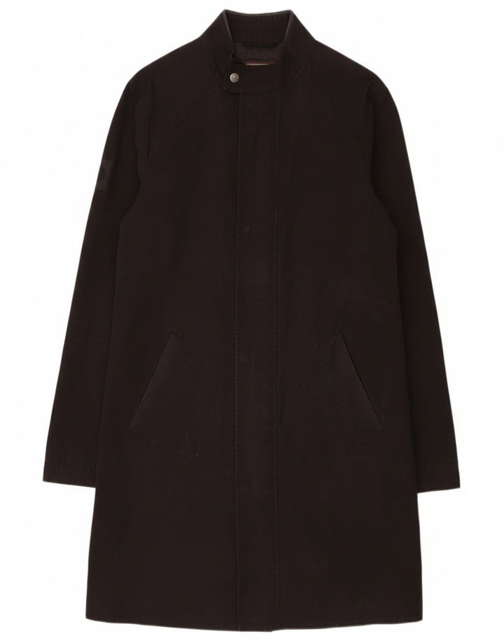 Pardesiu Pretty Green pentru bărbați UK 36 Poliester negru mic