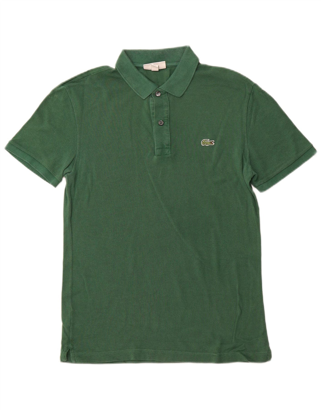 Tricou polo pentru bărbați LACOSTE Slim Fit Mărimea 3 Bumbac verde mic