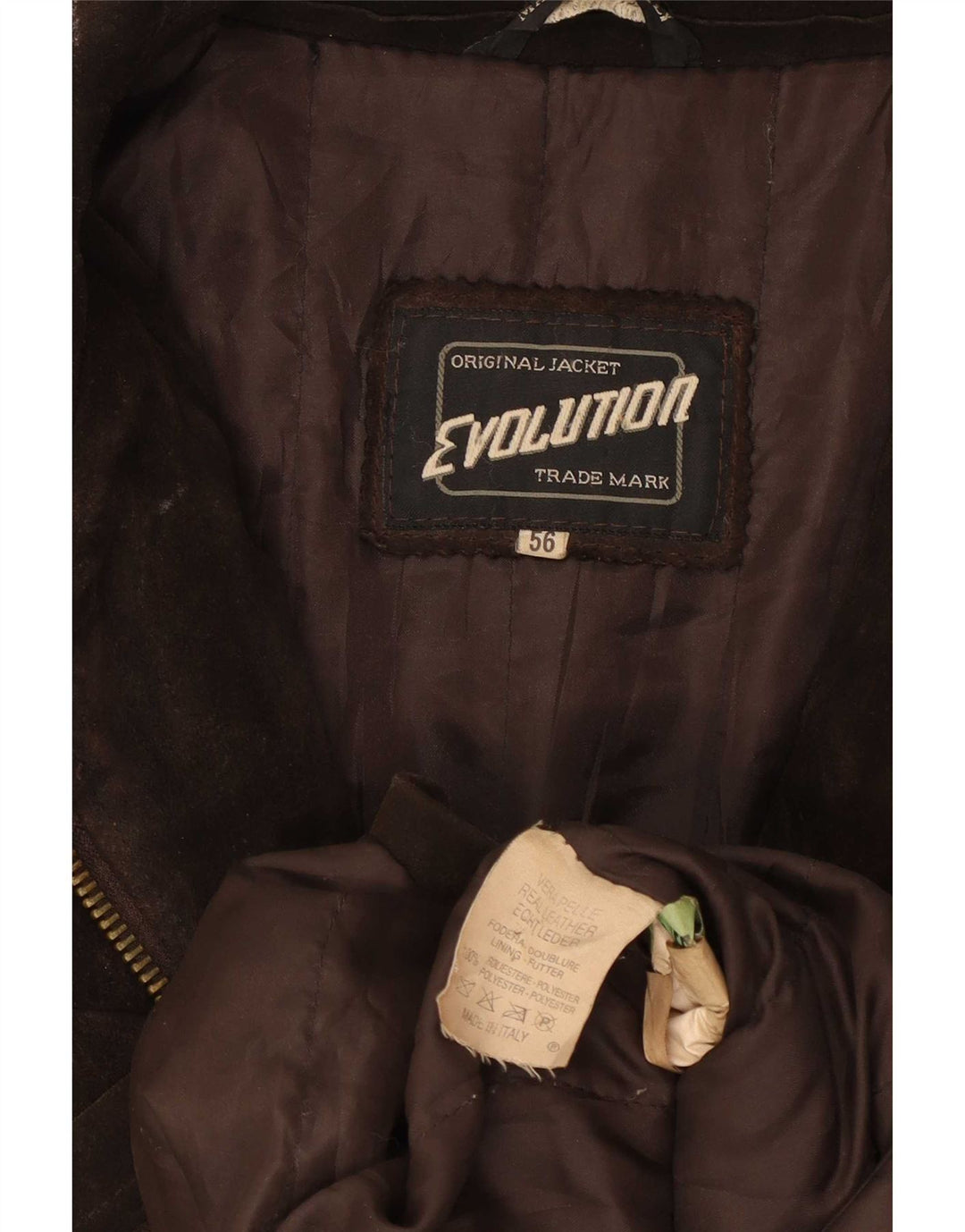 Jachetă de piele intoarsa pentru barbati Evolution IT 56 3XL piele maro