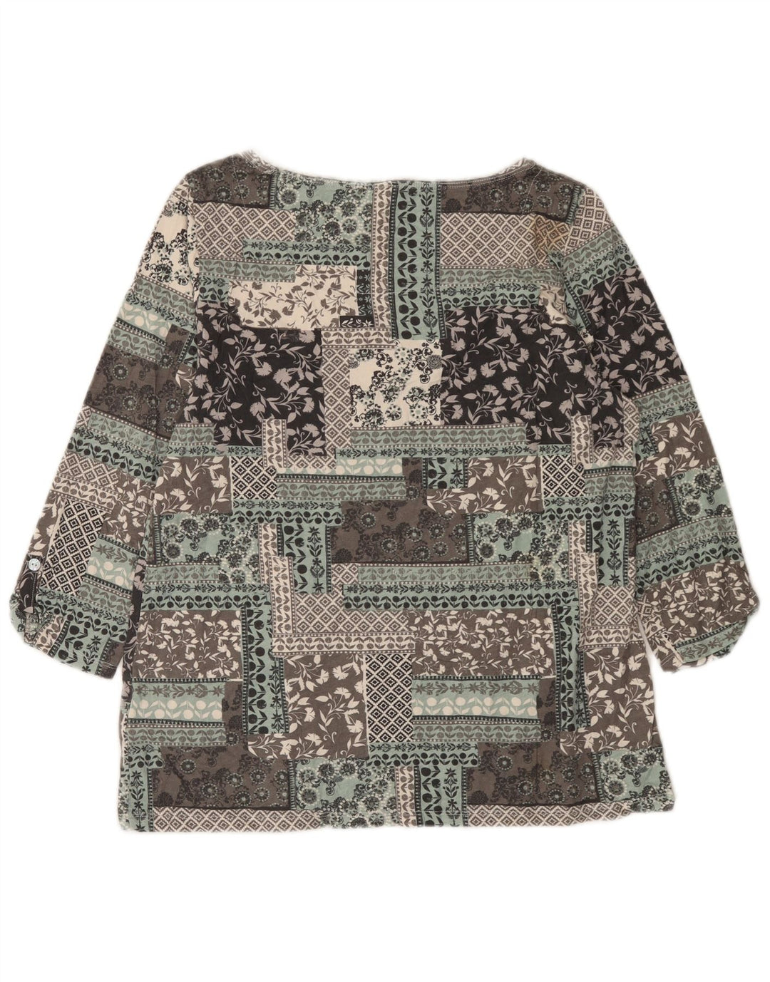 WHITE STUFF Bluză Femei Top UK 12 Medium Multicolor Patchwork