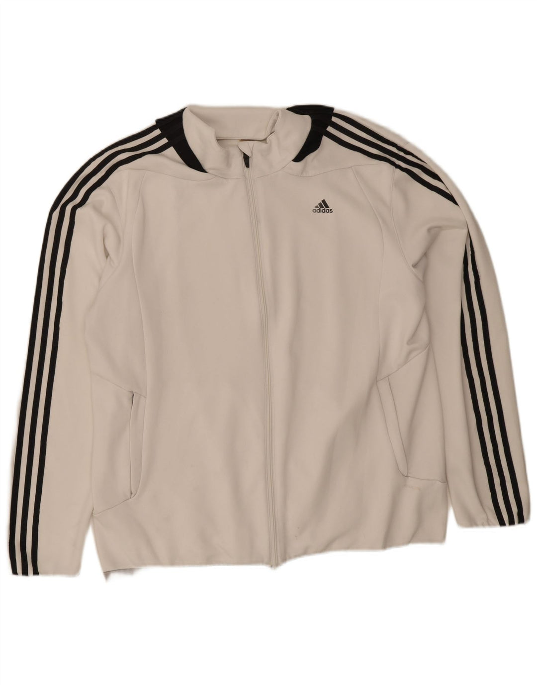 Adidas Mens Climalite Trening Top Jacket XL White Poliester